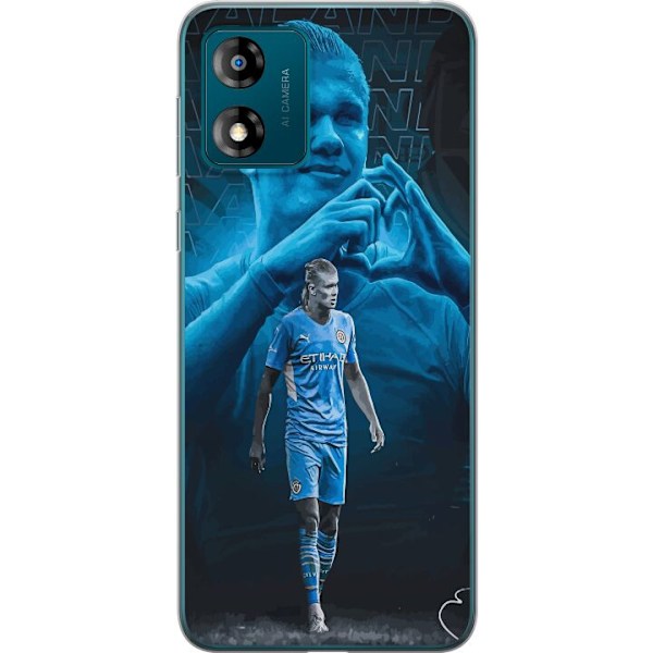 Motorola Moto E13 Gennemsigtig cover Erling Haaland