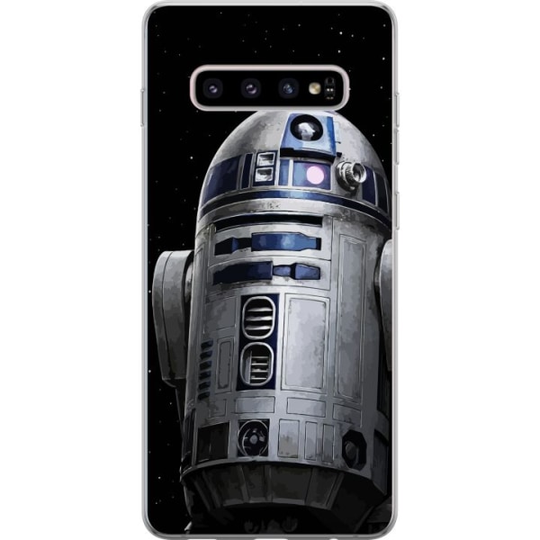 Samsung Galaxy S10+ Genomskinligt Skal R2D2 Star Wars