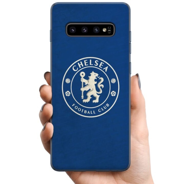 Samsung Galaxy S10+ TPU Matkapuhelimen kuori Chelsea jalkapall