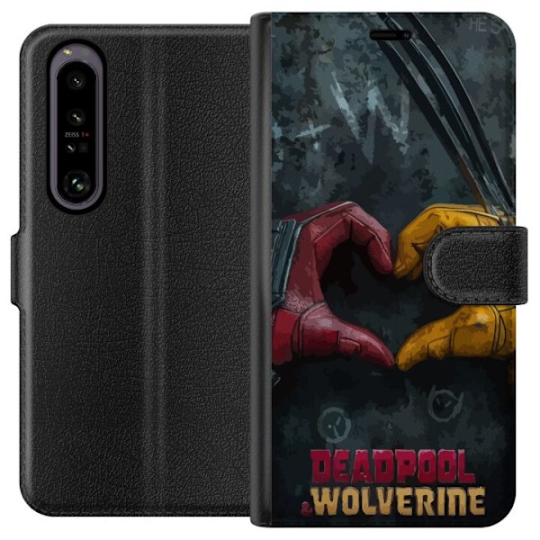 Sony Xperia 1 IV Lommeboketui Wolverine Deadpool