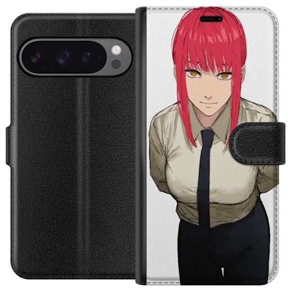 Google Pixel 9 Pro XL Tegnebogsetui Makima Chainsaw Man