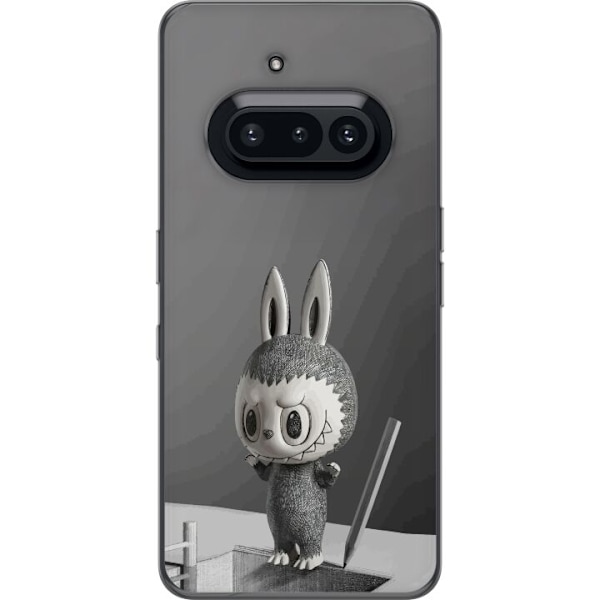 Nothing Phone (3a) Läpinäkyvä kuori Pop Mart MEGA LABUBU LABUBU Sketch 1000%