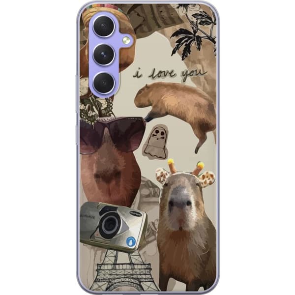 Yhteensopiva Puhelinkuori Samsung Galaxy A54 Capybara