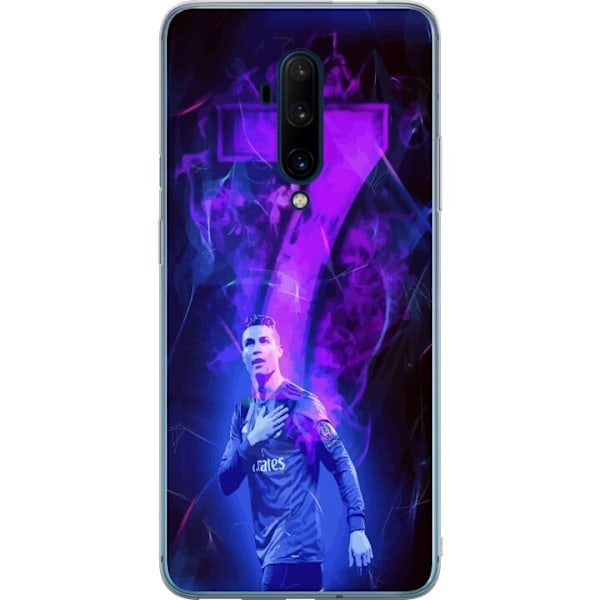 OnePlus 7T Pro Gennemsigtig cover Ronaldo 7 - Fodboldlegende i Handling for Fans