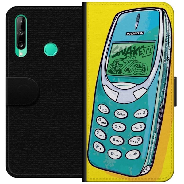 Huawei P40 lite E Lommeboketui Nokia 3310, Snake 2, behold sor