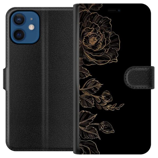 Kompatibelt Plånboksfodral till Apple iPhone 12 mini Blommor