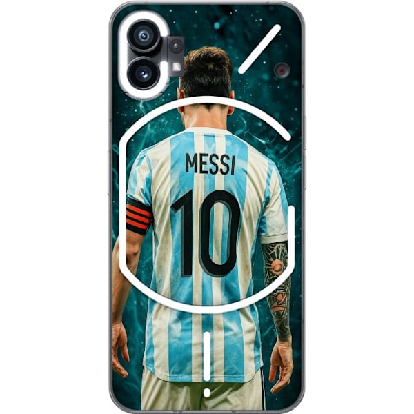Nothing Phone (1) Genomskinligt Skal Messi