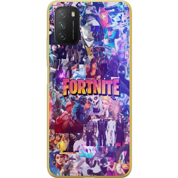 Xiaomi Poco M3  Genomskinligt Skal Fortnite