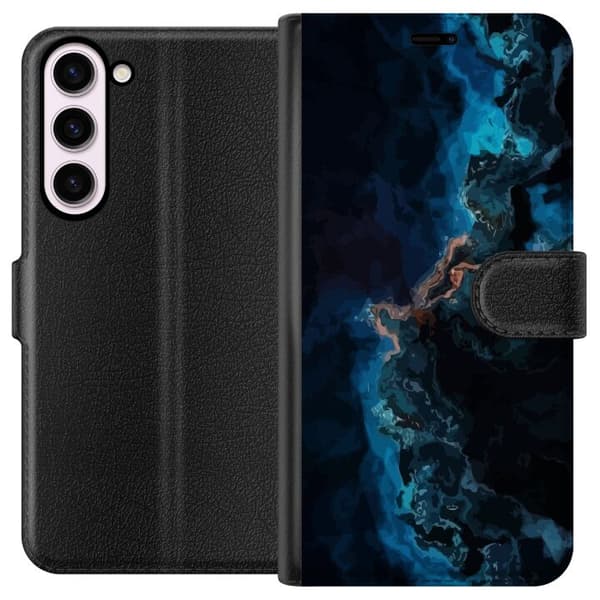Kompatibelt Plånboksfodral till Samsung Galaxy S23+ Galaxy Marmor