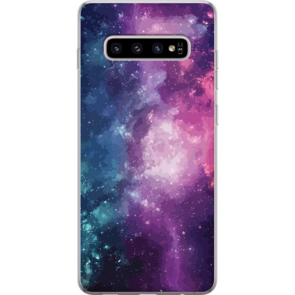 Samsung Galaxy S10+ Genomskinligt Skal Nebula