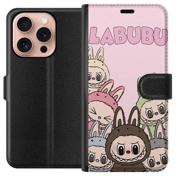 Apple iPhone 16 Pro Tegnebogsetui Labubu Classics