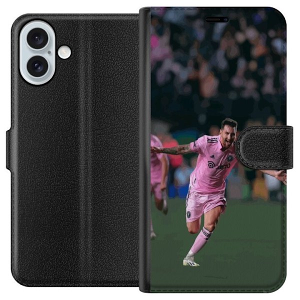 Apple iPhone 16 Plus Tegnebogsetui Lionel Messi