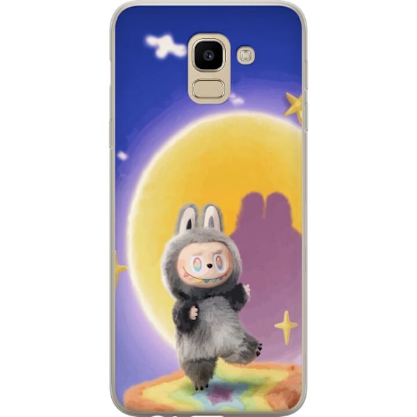 Samsung Galaxy J6 Läpinäkyvä kuori Labubu Neon Pop - Neonv