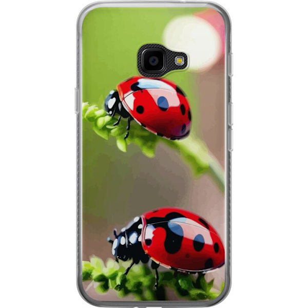 Samsung Galaxy Xcover 4 Läpinäkyvä kuori Leppäkerttu Hyönteinen Onni Symboli Luontoaihe Suosittu Graafinen Motiivi Koristelu Kesäkiertue