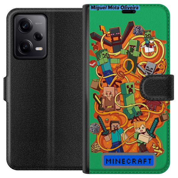Xiaomi Redmi Note 12 Pro Lommeboketui Minecraft