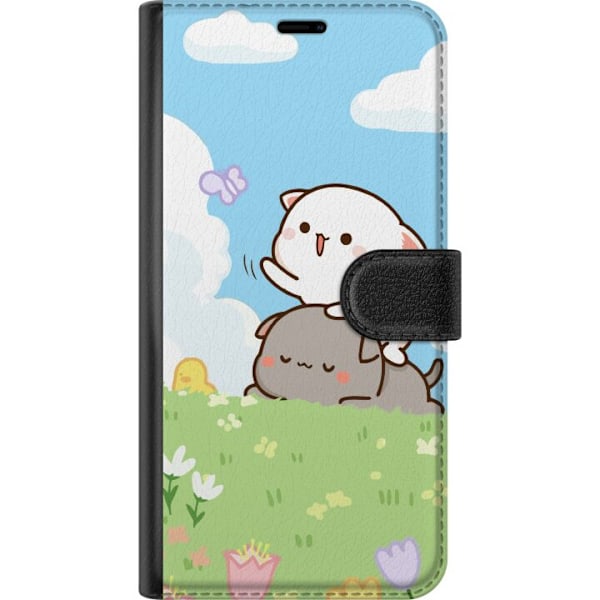 Motorola Moto G24 Tegnebogsetui Kawaii Sommerfugl