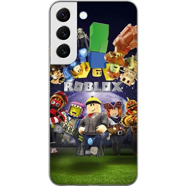 Samsung Galaxy S22+ 5G Läpinäkyvä kuori Roblox Maailma - Pelaamisseikkailu Lapsille ja Nuorille