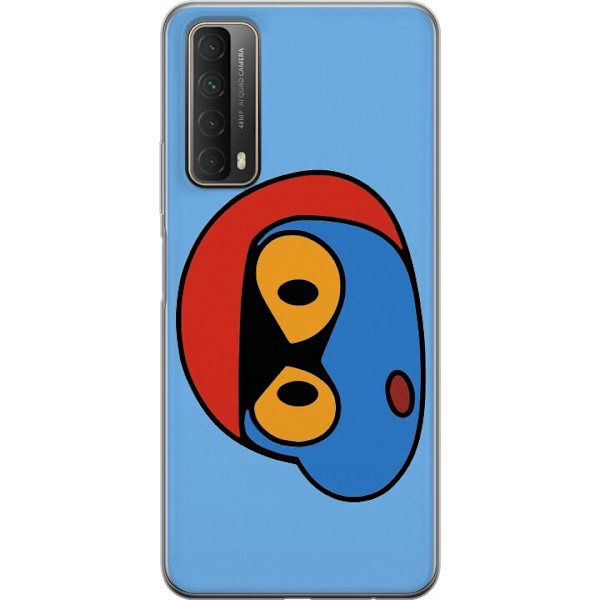 Huawei P smart 2021 Läpinäkyvä kuori Bold Bot Head