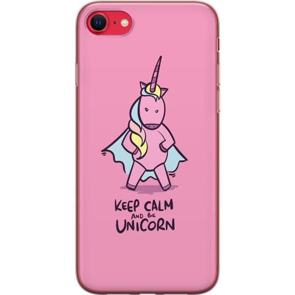 Kompatibelt Mobilskal till Apple iPhone SE (2022) Keep Calm Enhörning