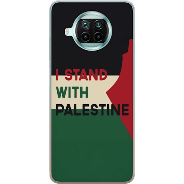Xiaomi Mi 10T Lite 5G Genomskinligt Skal Stand with Palestine – solidaritetsdesign med starkt budskap