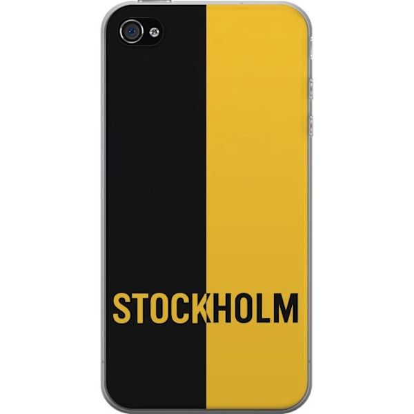 Apple iPhone 4 Gennemsigtig cover Stockholm – fodbold