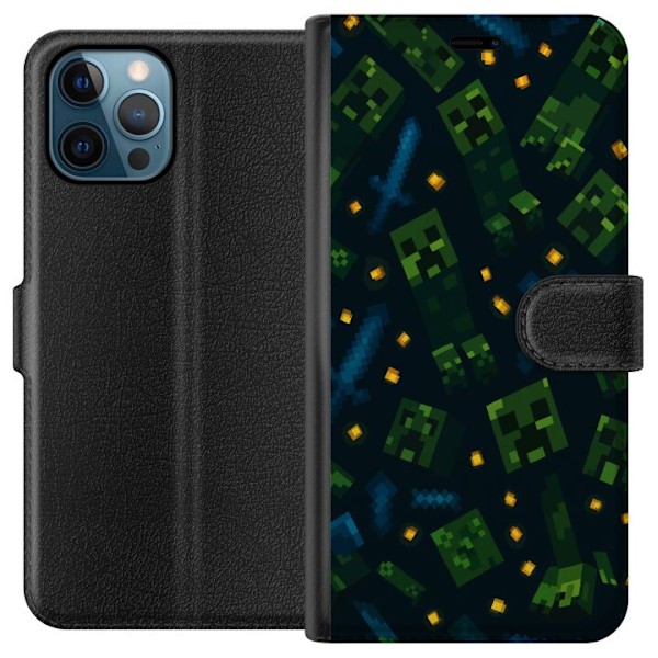 Apple iPhone 12 Pro Lompakkokotelo Minecraft Dungeons Mob