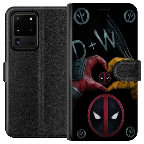 Samsung Galaxy S20 Ultra Lompakkokotelo Deadpool & Wolverine R