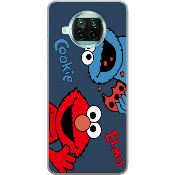 Xiaomi Mi 10T Lite 5G Läpinäkyvä kuori Cookie Elmo