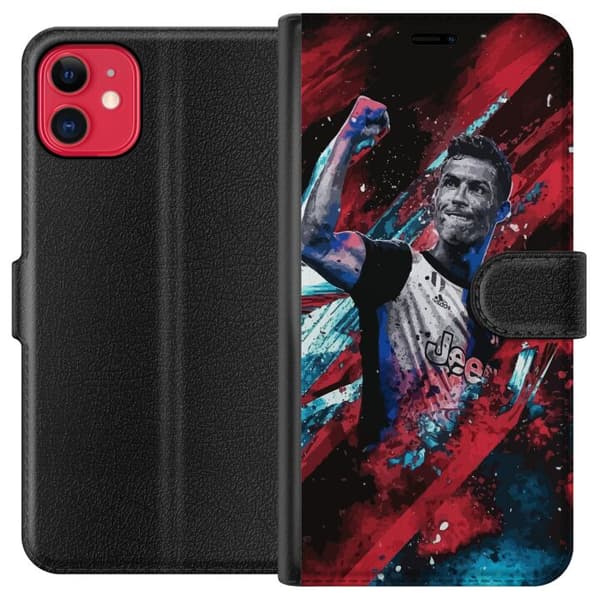 Kompatibel Tegnebogsetui til Apple iPhone 11 Cristiano Ronaldo