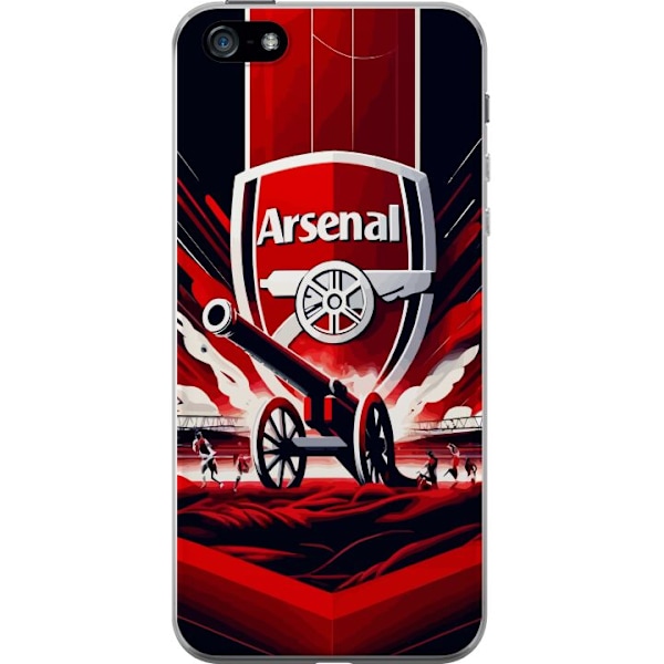 Apple iPhone 5 Gennemsigtig cover Arsenal