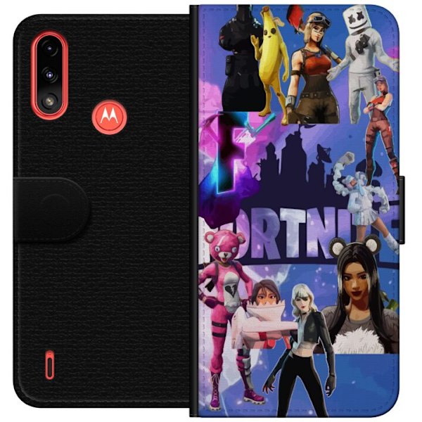 Motorola Moto E7 Power Lompakkokotelo Fortnite