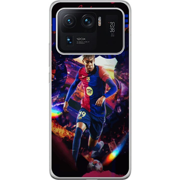 Xiaomi Mi 11 Ultra Läpinäkyvä kuori Yamal Rising Talent FC Barcelona Pelaaja Nuori Jalkapalloilija Suosittu Motiivi Urheilu Espanja Lahjakkuus