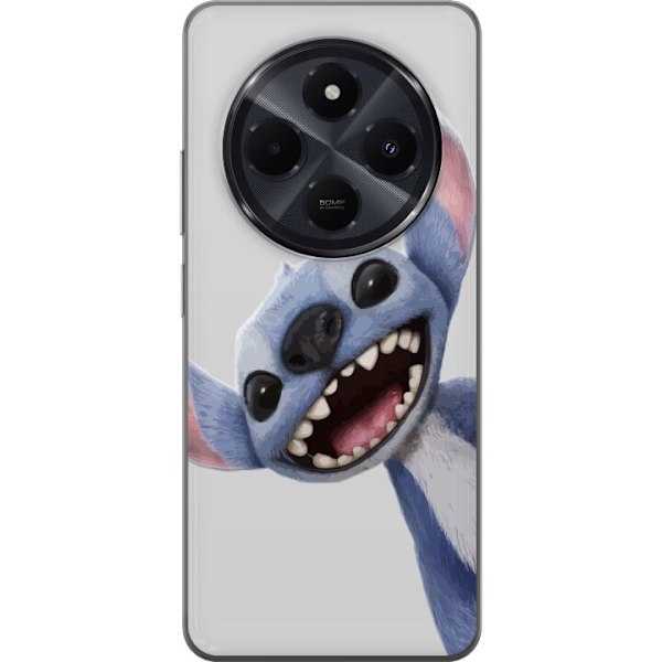 Xiaomi Redmi A4 Läpinäkyvä kuori Stitch liikkeessä - Kawaii-suunnittelu faneille ja lapsille