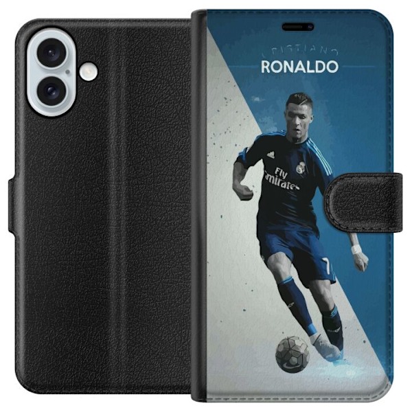 Apple iPhone 16 Plus Tegnebogsetui Cristiano Ronaldo