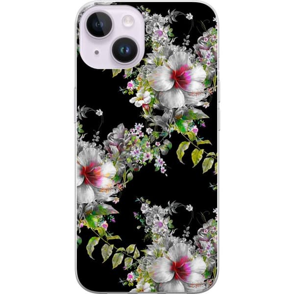 Kompatibelt Mobildeksel til Apple iPhone 14 Blomststjerne