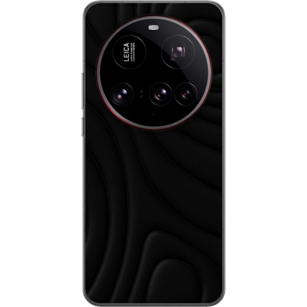 Xiaomi 15 Ultra Läpinäkyvä kuori Tummat Aallot