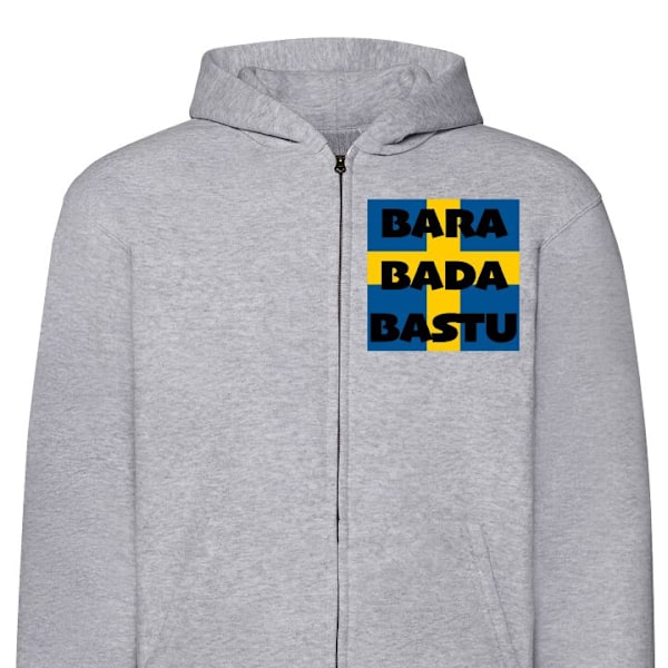 Zip-Hoodie | Hættetrøje med Lynlås til Voksne Kun Dårlig S grå M