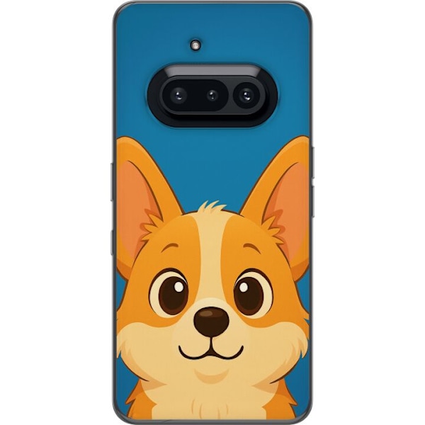 Nothing Phone (3a) Genomskinligt Skal Hello Corgi