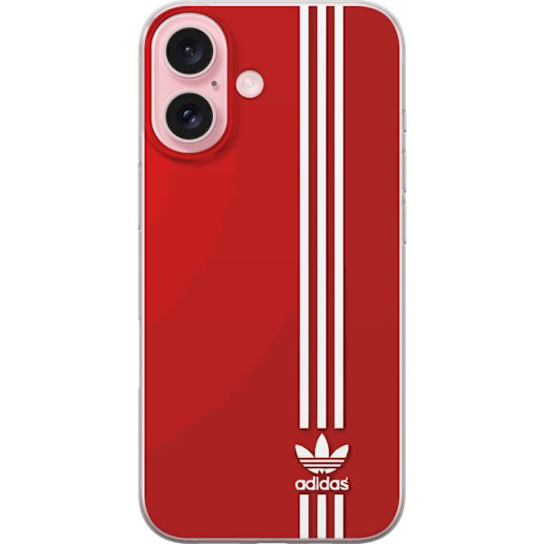 Apple iPhone 16 Genomskinligt Skal Adidas