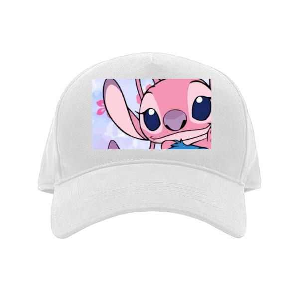 Keps för Vuxen | Klassisk Justerbar Keps Stitch & Angel vit Vuxen