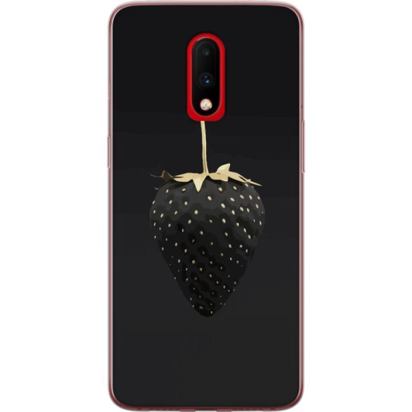 OnePlus 7 Gjennomsiktig deksel Luksuriøs Jordbær