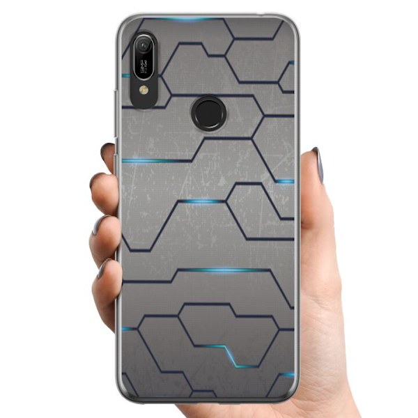 Huawei Y6 (2019) TPU Mobilcover Mønster