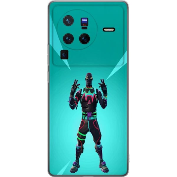 vivo X80 Pro Gjennomsiktig deksel svart ridder fortnite
