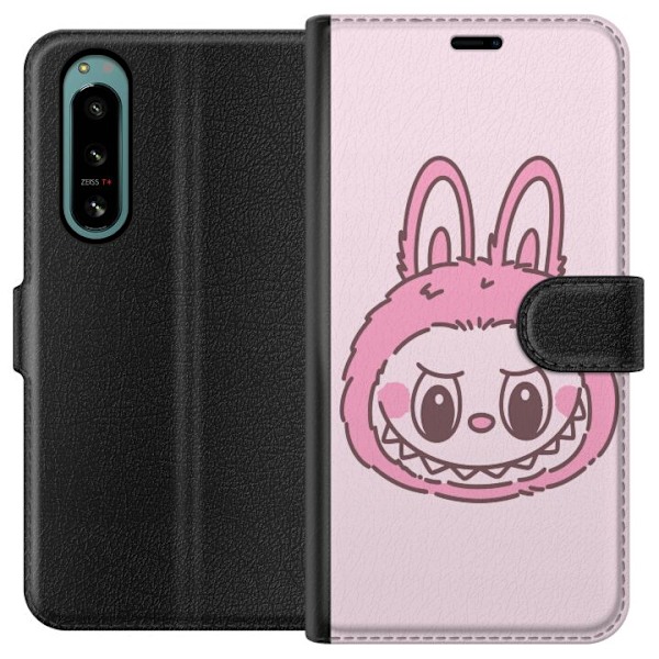 Sony Xperia 5 IV Tegnebogsetui Labubu Dyrekreds Bunny Udgave