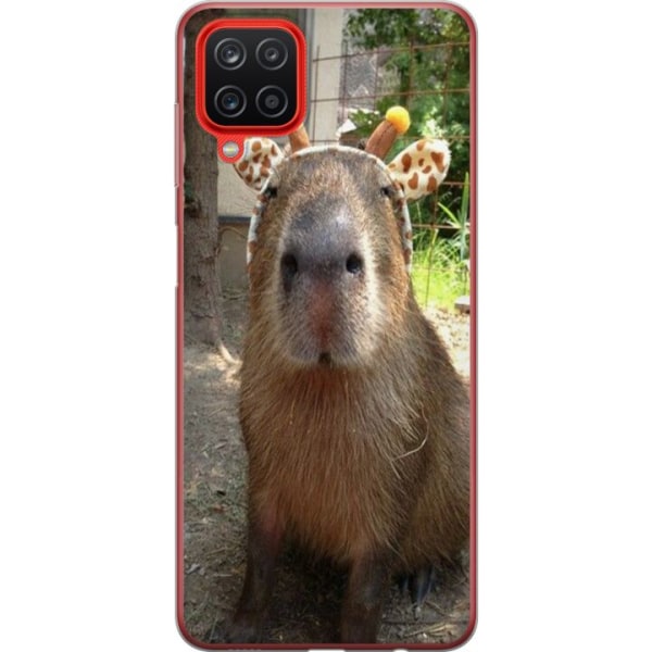 Samsung Galaxy A12 Läpinäkyvä kuori Capybara
