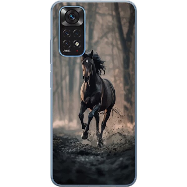 Xiaomi Redmi Note 11 Genomskinligt Skal Running horse