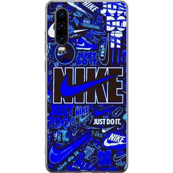 Huawei P30 Läpinäkyvä kuori Nike