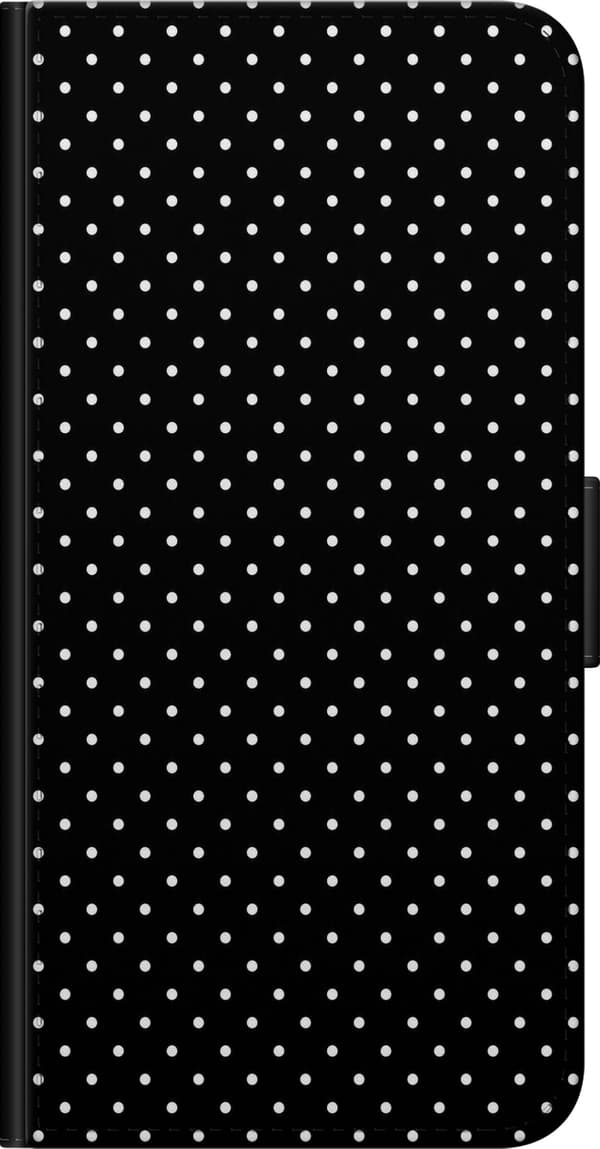 Kompatibel Tegnebogsetui til OnePlus 9 Pro Sorte natprikker sort