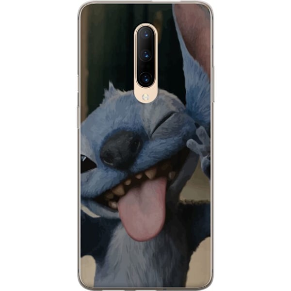 OnePlus 7 Pro Genomskinligt Skal Stitch Söt Alien – Blå Fa