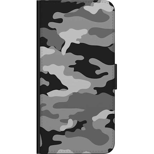 OnePlus 9 Pro Lompakkokotelo Militääri B/W